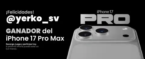 Gana un iPhone 17 Pro Max